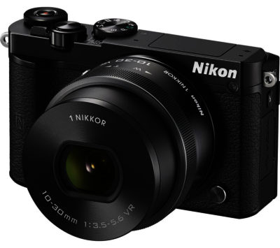 NIKON  1 J5 Compact System Camera with NIKKOR 10-30 mm f/3.5-5.6 VR Zoom Lens - Black